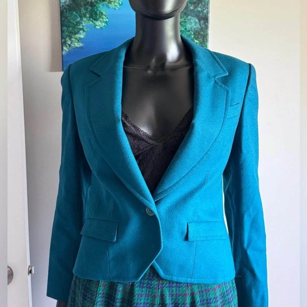 Vintage‎ 80s PENDLETON Wool Suit Blazer & Skirt Set